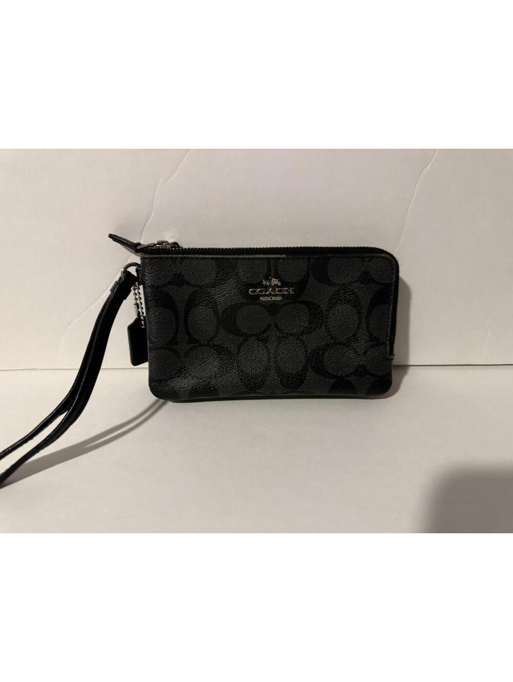 Coach Black Wristlet Wallet